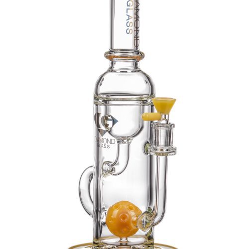 Diamond Glass Ball Perc Incycler Topaz