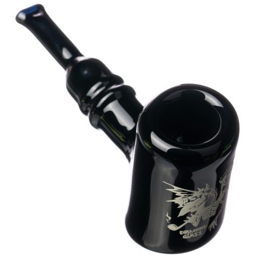 Dimond Glass Classic Sherlock Hand Pipe Black